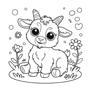 Coloriage Chèvre Beanie Boo
