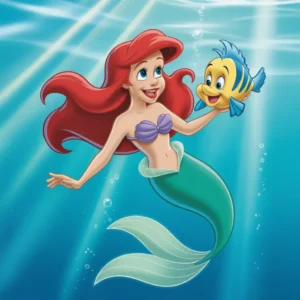 Coloriages Ariel