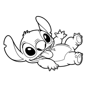 Coloriage Adorable Stitch