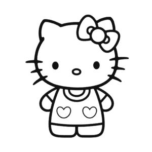 Coloriage Hello Kitty pour Adultes