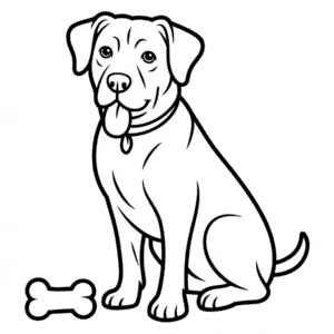Coloriage Chien Adulte