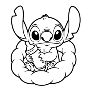 Coloriage Bébé Stitch
