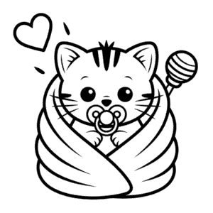 Coloriage Chaton