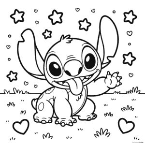Coloriage Disney Stitch