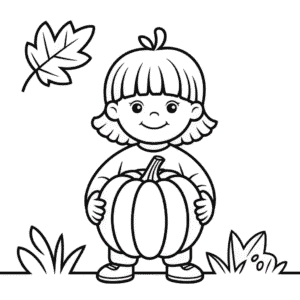 Coloriage Automne des Enfants
