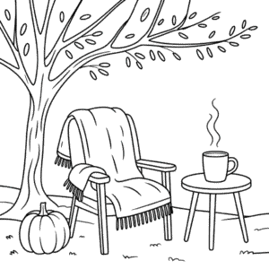 Coloriage Automne Douillet
