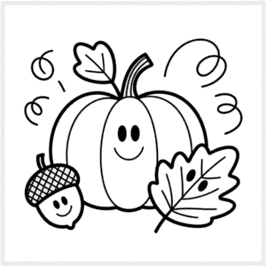 Coloriage Automne Facile