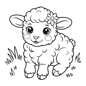 Coloriage Bébé Mouton