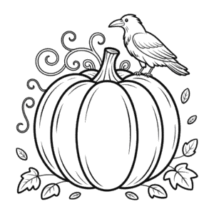 Coloriage Citrouille Halloween Adulte