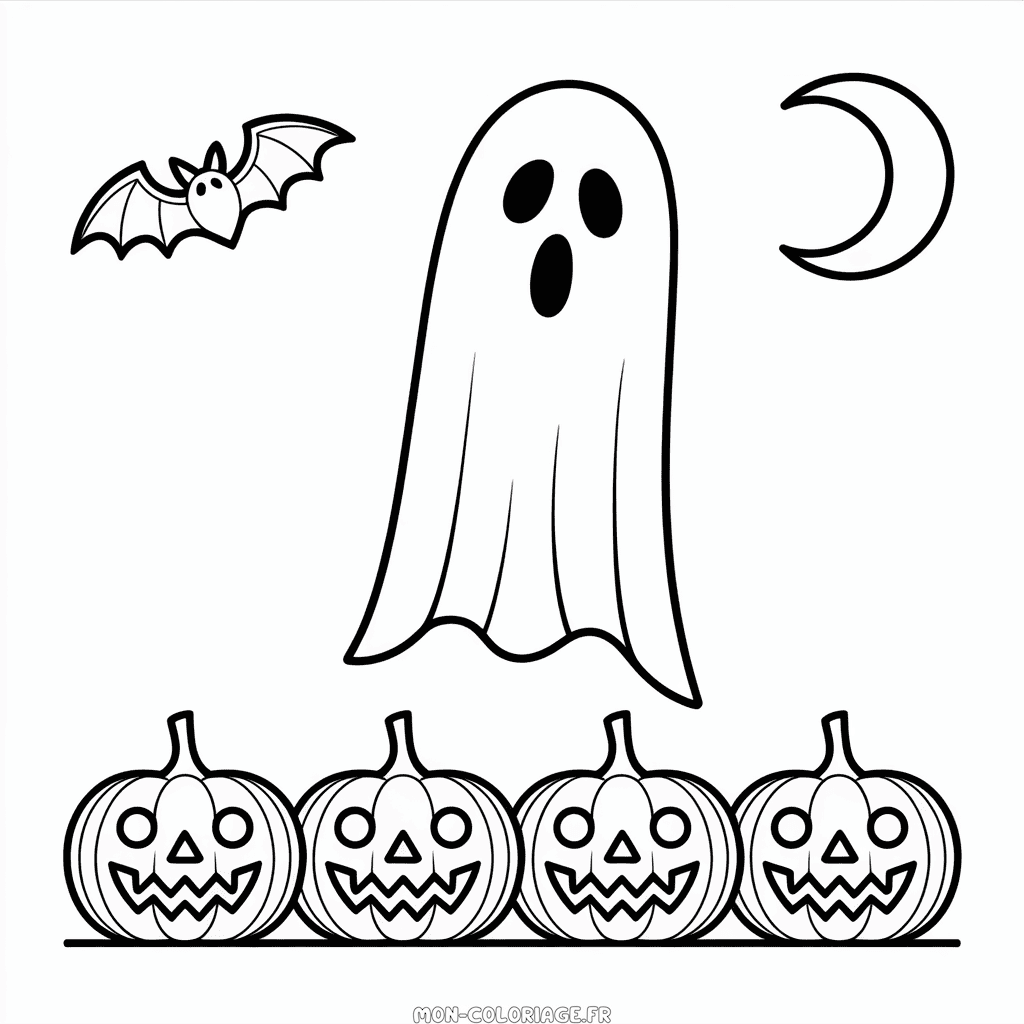Coloriage Halloween Adulte