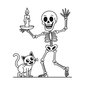 Coloriage Halloween Effrayant pour Adultes