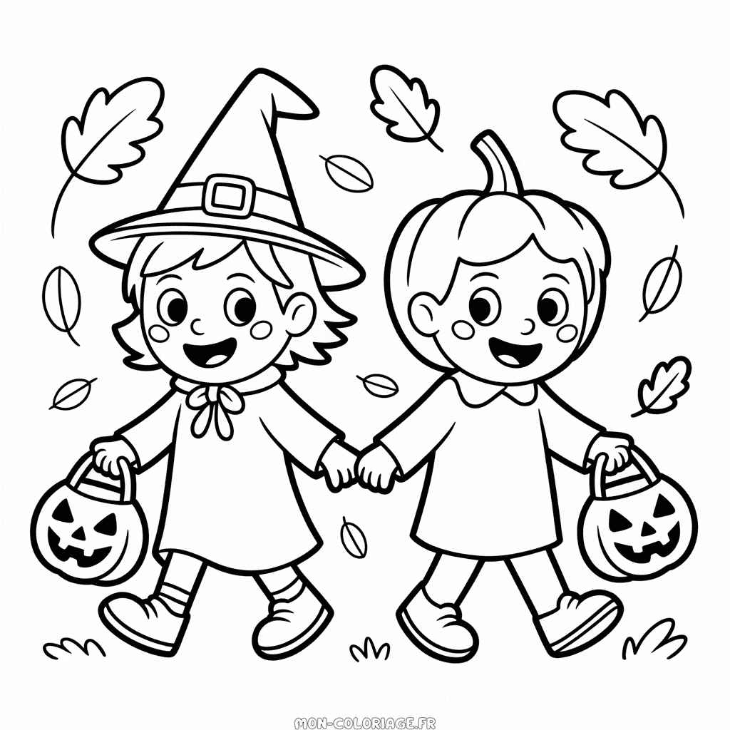 Coloriage Halloween Enfants
