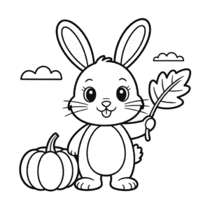 Coloriage Mignon Automne Facile