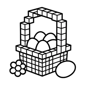 Coloriage Pâques Minecraft