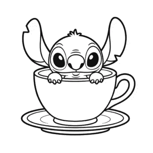 Coloriage Petit Stitch