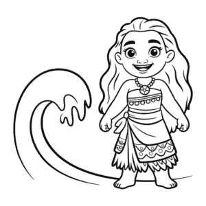 Coloriage Princesse Disney dessin animé
