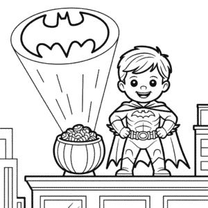 Coloriage Batman Halloween