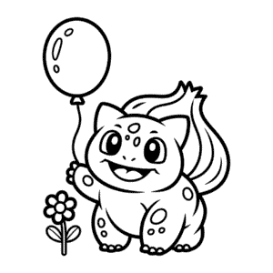 Coloriage Bulbizarre pour Bambin