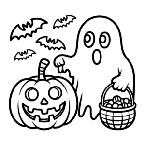Coloriage Dessin Animé Halloween