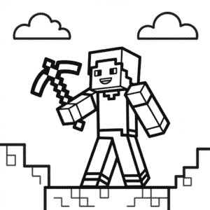 Coloriage Minecraft à Imprimer Gratuitement