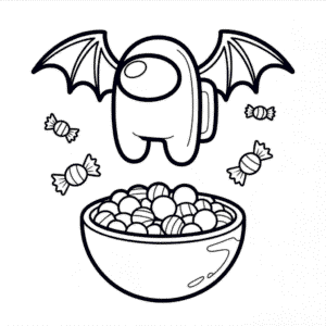 Coloriage Parmi Nous Halloween
