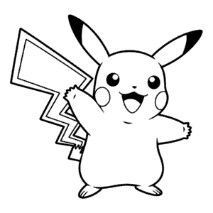 Coloriage Pikachu